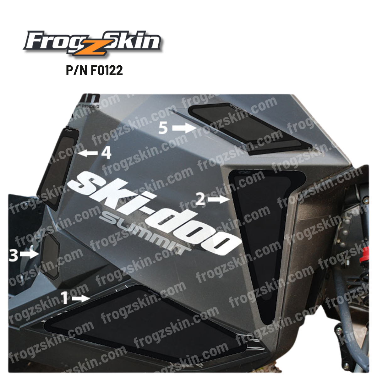 '11 - '13 E-Tec / XP Exhaust Side Vent Kit