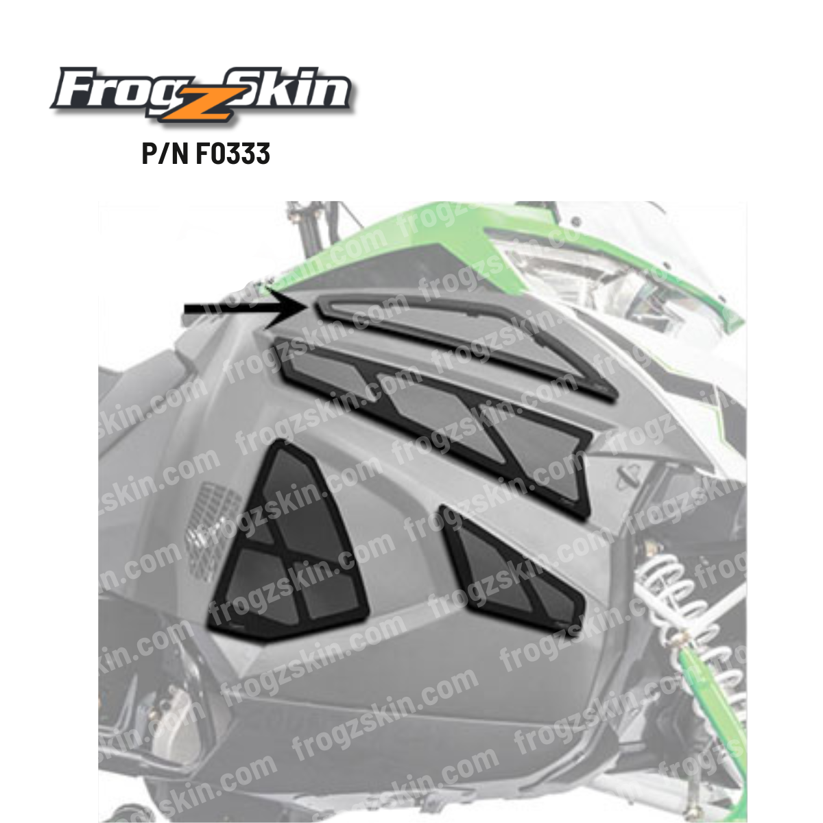 '18-'19 M-Series Stock Opening Upper Side Exhaust / Clutch Vent Kit