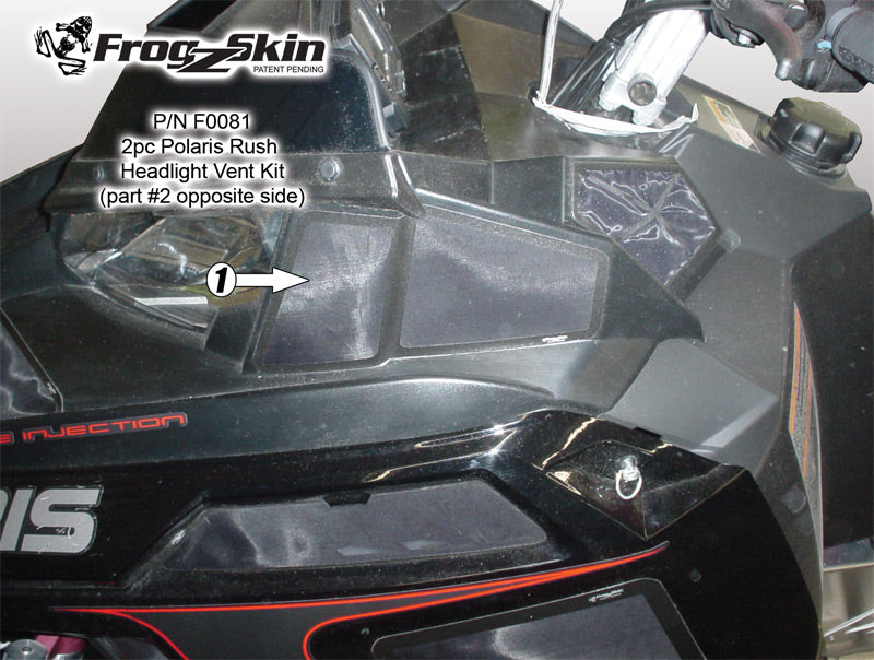 Rush / Pro-Ride Headlight Vent Kit